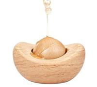 Car Air Freshener Diffuser - Wooden Essential Oil Freshener Decor