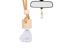 Car Air Freshener Difusor Botella - 6 ml Heart Shape Empty Glass Perfume