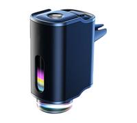 Car Air Freshener, Oil Diffuser Device, 3 Adjustable Aromatherapy Modes, Compact Auto Design, Ambient Light Mist Dispenser for Vehicle, Truck, RV, Sedan Use, 2.44x1.18x2.48 inches