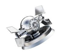 Car Air Freshener, Rotating Auto Diffuser, Vehicle Accessories with Spaceship Design, Vehicles Interior Fragrance, Dashboard Freshener for Truck SUV RV Decoration Gift Idea
