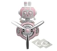 Car Air Freshener, Vent Clip Fan, 3.31x2.4x2.76 Inches Bunny Pilot Perfume Diffuser, Rotating Propeller Vent, Ideal for Car and Trucks Interior Decoration Use
