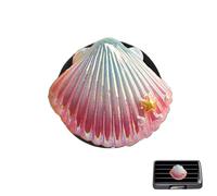 Car Air Freshener Vent Clip, Starfish Shell Diffuser Vent Clip, Beach Theme Car Diffuser, Seashell Car Air Freshener, Starfish Air Conditioning Outlet Clip, Car Diffuser Accessories for Women, Beach