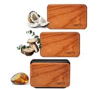 Car Air Freshener - Wood Air Freshener - Car Odor Eliminator for Visor Clip-Variety Scent Refill, Vehicle Scent Diffuser for Cabin, Truck & SUV - Pack of 3 (Teak-Amber-Cabana)-CLIP INCLUDED