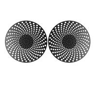 Car Air Vent Deflector, ABS Material Vent Extender 2 Pieces, Automotive Interior Accessory, Vehicle Outlet Redirector, Anti-Direct Blowing Airflow Control for Travel Road Trips