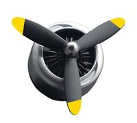 Car Air Vent Diffuser Clip, Rotating Propeller Freshener, Aromatherapy Car Fragrance, Odor Eliminator Accessory, Mood Enhancer Perfume for Auto Trucks, Sea Scented ABS Material