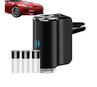 Car Air Vent Diffuser - Essential Oil Freshener - Clip On Aromatherapy Fragrance Holder For Vehicle Interior Auto Perfume Decor Refillable Pad Portable Stylish Accessory