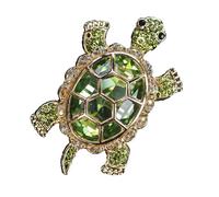 Car Air Vent Turtle Clip - Decorative Aroma Accessory, Rhinestone Crystal Design, Cute Animal Auto Freshener | Portable Vehicle Fragrance Holder Dashboard Ornament Travel Car Interior Fun Gift
