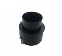 Car Altavoz Portátil Altavoz Tweeter de Aluminio Dorado/Negro 2 Pulgadas, 58 mm, 120 W y 4 ohmios, Sistema Audio para Coche, Caja KTV, Piezas Agudos(Black Tweeter)