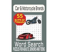 Car and Motorcycles Word Search Puzzle Book: Word Searches with Easy-to-Read Print about Cars, Motorcycles, and More | 6x9 inches, 110 Pages | 50+ ... Gifts for Vacations, Holidays, and Free Times