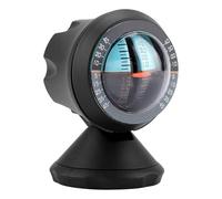 Car Angle Meter - Gradient Balancer Tool with Vehicle Level Indicator and Marine Compass | Dashboard Measurement Device for Road Condition Awareness, Offroad Driving Safety Truck SUV Van
