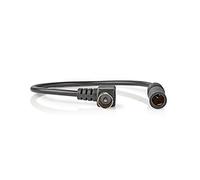 Car Antenna Cable | IEC (Coax) Male | Car Antenna Socket | Nickel Plated | 0.30 m | Round | PVC | Black | Polybag