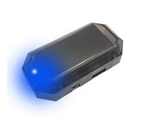 Car Anti Theft Light - Solar Security Warning Light | ABS LED Wireless Alarm Flash, Mini Dashboard Safety Lights, Red/Blue Vehicle Visual Lamp, Waterproof Flashing Security Lights For Car