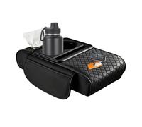 Car Armrest Cushion - Automotive Middle Box Mat, Memory Foam Wrist Rest, Protective Center Console Pad | Height Storage Elbow Pillow Vehicle Arm Rest Support Truck Interior Women Men Office Chair For