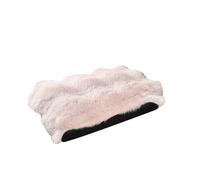 Car Armrest Cushion, Center Console Plush Cover, Comfortable Arm Rest, High Elastic Sponge Core, PU Leather Material, Buckle Installation, for Truck, , 1 Piece, Black