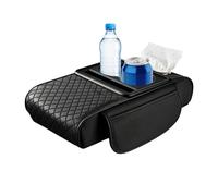Car Armrest Cushion - Protective Center Console Height Storage With Pocket | Armrest Cushion Slides On Easily And Stays Firmly In Place With No Overhang Or Slipping, Shielding Center Console Surfaces