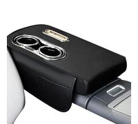 Car Armrest Pad - Thickened Automotive Armrest Cushion for Comfortable Driving, Multi-Functional Mat with Side Pocket, Cup Holder and Tissue Box, Vehicle Accessory for Suv, Rv, Trailer