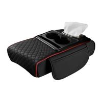 Car Armrest Storage Box - 13.78x8.27x2.95 Inches Car Armrest Organizer Center Console Cover - Soft Auto Center Pillow For Cars Trucks