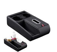 Car Armrest Storage Box, Multifunctional Center Console Organizer, Automotive Storage Solution, Convenient Accessory for Women, Men, Adults, Ideal on Daily Travel, Camping, Picnic, Road Trips