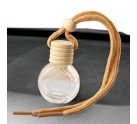 Car Aromatherapy Bottle Pendant - Refillable Glass Essential Oil Diffuser