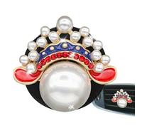Car Aromatherapy Pendant, Chinese Style Freshener, Vent Fragrance Clip, Automotive Hanging Accessory, Scent Diffuser for RV Drivers Trip Outdoor Home and Daily Use, 1.18x1.1 inches