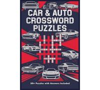 Car & Auto Crossword Puzzles: Cars Crossword Puzzle Book: Car Parts, Auto and Brands Crosswords Puzzles with Easy-to-Read Print | For Adult, Seniors ... ... |Great Gift for Vacations and Holidays