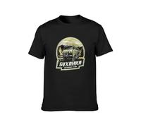 Car Auto Russian Uaz Offroad 420026 Men's T-Shirt Unisex Black Cotton Print tee Shirts S