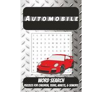 Car & Automobile Word Search Puzzle: Word Searches with Easy to Read Print about Cars, Racing, Trucks, Mechanics, Automobiles, Vehicles, and More | ... Gift for Vacations, Holidays, and Passtimes