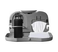 Car Back Seat Organiseŕ - 25.5x15cm Back Seat Tray Table | Foldable Cars Table with Cup Holder | Portable Automotive Desk For Kids & Adults | Laptop, Dining, Eating, Working