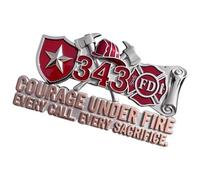 Car Badges - Emblems Truck Motorcycle Firefighter Theme Auto Badge