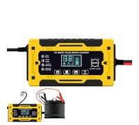 Car Battery Charger, 6A 12V Smart Automotive Chargers, 2.36x5.91x3.23 Inches Trickle Float Portable Battery Maintainer for Cars, Truck, Motorcycle, Intelligent Charging and Maintenance