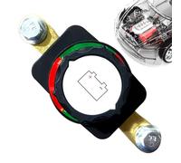 Car Battery Cut Off - ABS And Brass, Standard Size Anti-Leakage Replacement Part 12V/24V | Heavy-Duty Copper Components Reliable Battery Isolator, Vehicle Disconnect Switch For Trucks, Sedans, SUVs