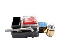 Car Battery Disconnect Button | 12V/24V Car Battery Power Cut Off Isolator Knob,Truck Power Management Button - for Trailer Tractor Offroad Marine Automotive Truck RV Overlanding