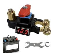 Car Battery Disconnect Control - 12-24v Led Digital Display Rotary Auto Parts, Automotive Power Isolator, Car Battery Disconnect | Voltage Monitoring Switch For Isolation Circuit Boat Marine Vehicle