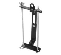 Car Battery Holder, Adjustable Crossbar, Fixing Tool with Secure Bolts, Space-Saving Design with Firm Grip, 4.8x1.85x0.56 inches Automotive Accessory, Utility Supply for 19-27cm Battery Sizes Daily