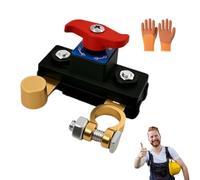 Car Battery Isolator Switch 12V/24V Heavy Duty,Pure Copper Battery Disconnect Switchs Master Cut Off,Waterproof Batterys Kill Switch For Car,Boat,RV,Truck,Marine,Auto Vehicle Anti-Theft (Rame)