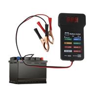 Car Battery Tester, 12V/24V Voltmeter And Charging System Analyzer, LCD Display Load Tester With LED Indicators, Automotive Electrical Tool, Perfect For Battery Health And Cranking Test