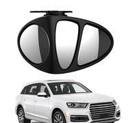 Car Blind Spot Mirror, Three-Sided 360 grados Adjustable Convex Rearview for Enhanced Reversing, Parking Assistance and Detection, Sedán, Truck, Garage, Driveway, Daily Driving