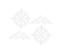 Car Body Stickers - Car Door Decals, Decorative Auto Graphics Pegatinas | Automotive Exterior Decoration System, 4 x Çar Sticker Solution for RV SUV Auto Vehicles Styling