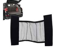 Car Boot Mesh Storage Net with Hook & Loop Fastener - Universal Elastic Trunk Bag | Heavy Duty Stretchable Cargo Net For Vehicles, SUVs & | Space-Saving Automotive Interior Storage Pock