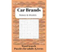 Car Brands - Makes & Models Word Search Book: Word Searches with Easy to Read Print about Cars, Automotive and Vehicle fans | 6x9 inches, 110 pages | ... for Vacations, Holiday and Special occasions.