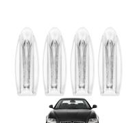 Car Bumper Guard Soft Rubber Door Edge Protector 4pcs Red Clear | Soft Rubber Bumper Guards For Car Door Edges. Aerodynamic Strips Reduce Scratches And Noise On Most Vehicles.