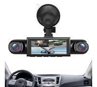 Car Camera 4 Channel Dash Camera | 1080P High Definiti on Monitor with 32G Card Reversing Image for RV Vehicle Blind Spot Theft Prevention , Security Backup