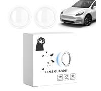 Car Camera Lens Cover - Car Camera Rain Shield, 2-Piece Clear Protective for Shielding, Night Driving Gear, Commuting Road Trip Tool with Optic-Shield Design, Guarding Device for Visual Clarity