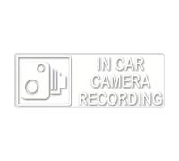 Car Camera Recording Sticker - PVC Warning Security Decals Waterproof Adhesive, Fade Resistant Exterior Signs | SUV Truck Van Motorcycle RV Home Office Window