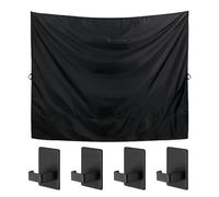 Car Camping Shower Drape - Magnetic Hook Van Rear Door Curtain, Adjustable Sunshade Cover, Outdoor Vehicle Shower Accessory, SUV Truck RV Trunk Privacy Screen, Portable Travel Family Trip