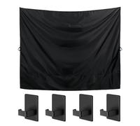 Car Camping Shower Drape, Van Rear Door Privacy Curtain, 72.05x64.17inches, Adjustable Sunshade Cover with Magnetic Hooks, Easy to Install, Ideal for SUV, Truck, RV, Vehicle Trunk, Travel, Family Trip
