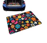 Car Cargo Mat - Elegant Washable Dustproof Protector, Back of SUV Cargo Mat for Drivers Travel Enthusiasts Commuting Camping City Touring