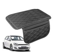 Car Center Console Cover, Leather Armrest Cushion Pad, Heightened Seat Box Support, Elbow Rest Protector, Built-in Storage Pockets for SUV Truck Vehicle Interior Comfort Daily Driving Travel Use