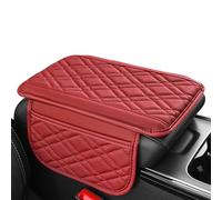 Car Center Console Cover, Leather Auto Armrest Protector, Multifunctional Console Cover Cushion, Leather Armrest Cover with Storage, Car Console Armrest Cover, Protective Leather Armrest Cover, Auto