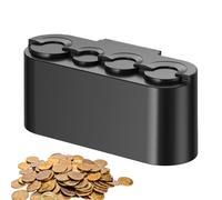 Car Change Holder - Car Storage Coin Money Dispenser Cars Change Holder, Automotive Interior | Organization Money Case For Vehicle Van Truck Auto RV Home Offices Desktop Console Dashboard Accessory